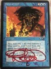 Force of Will Signed (Terese Nielsen) Alliances Moderate Play
